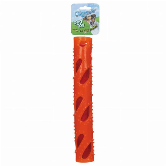 Royal blue Crinkle Stuff Stick Treat Dispenser puzzle feeder for dogs