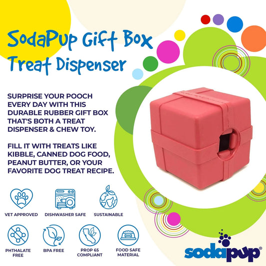 Gift Box Edispenser Rubber Treat Dispenser