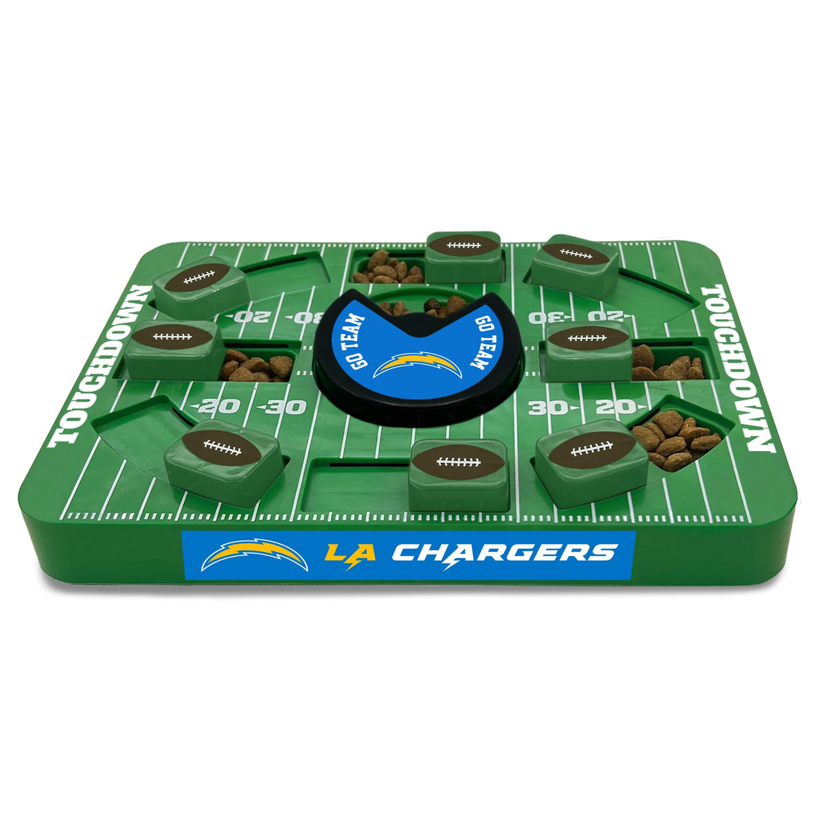 Pets First NFL Los Angeles Chargers Large Puzzle Toy Dog Puzzle Treat Toy New Large Size Interactive Dog Treat Toy Dog Slow Feeding Toy
