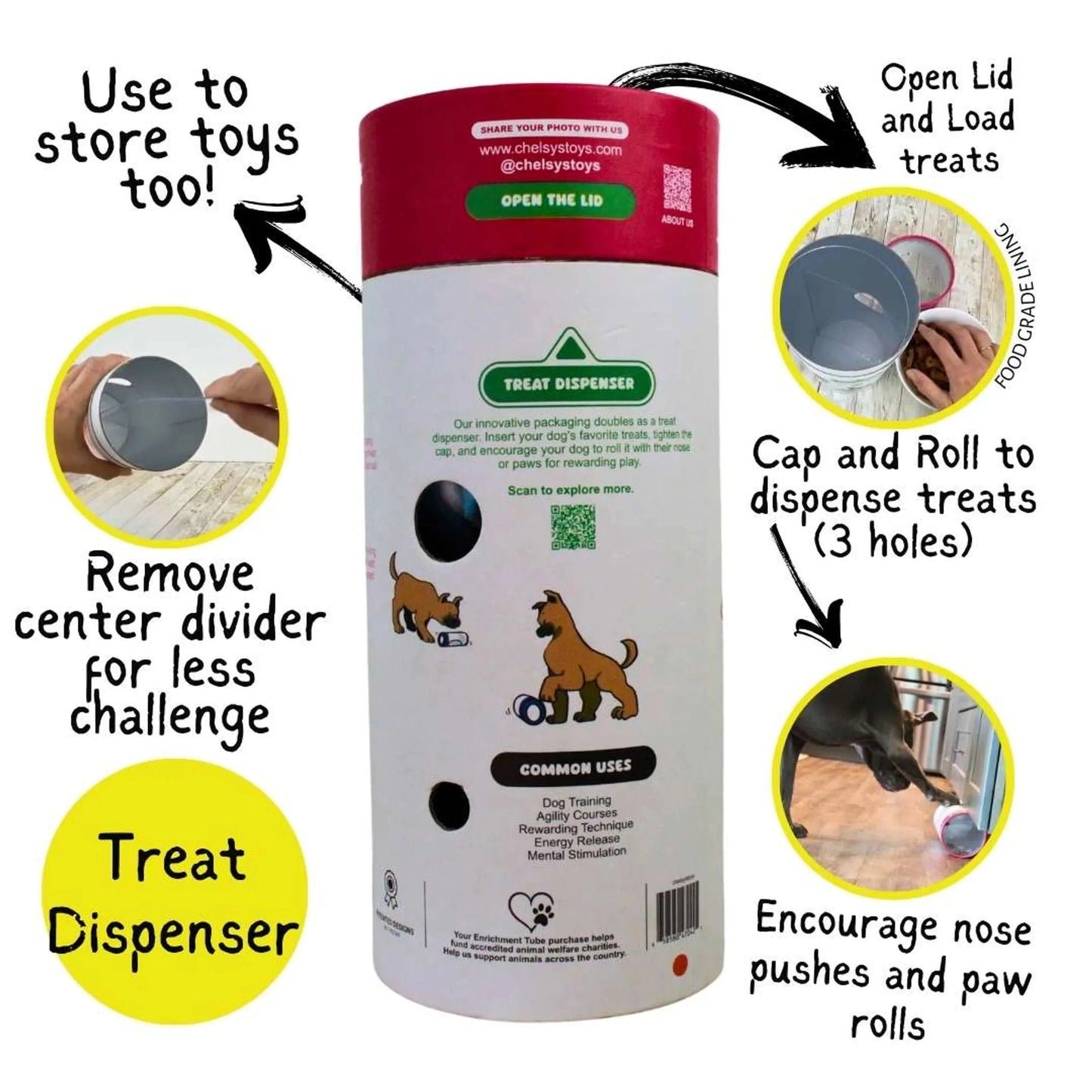 3 In 1 Dog Enrichment Dog Toy