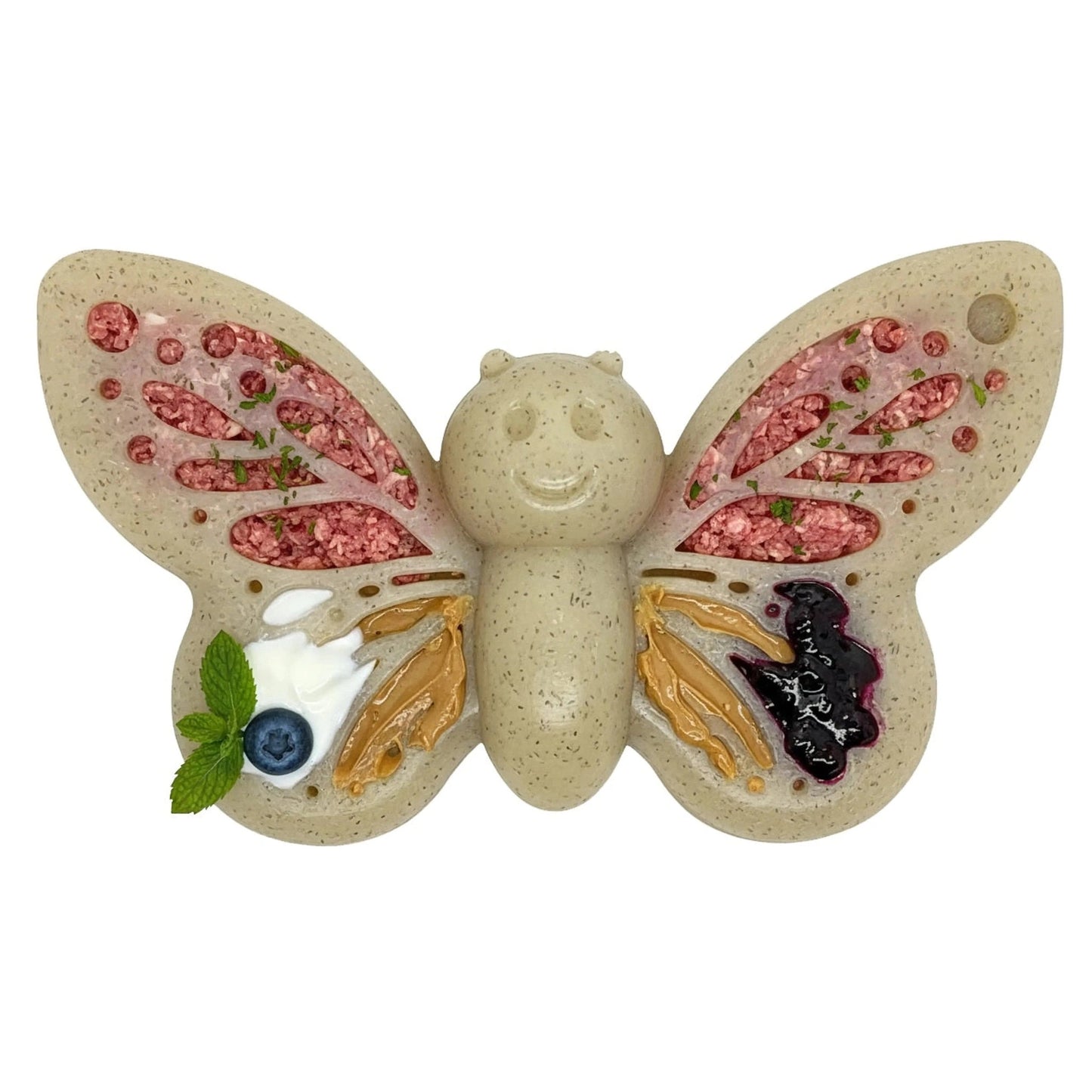 SodaPup Butterfly Nylon Chew Toy with Treat Fillings for Super Chewers