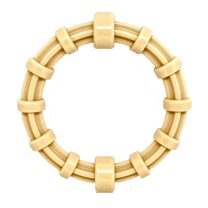 SodaPup Chicken Flavored Honey Bone Nylon Teething Ring for Puppies