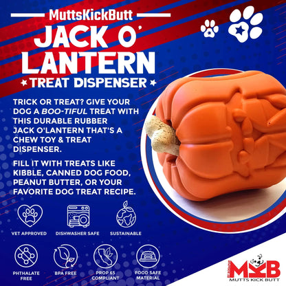 Jack O' Lantern Chew & Treat Dispenser
