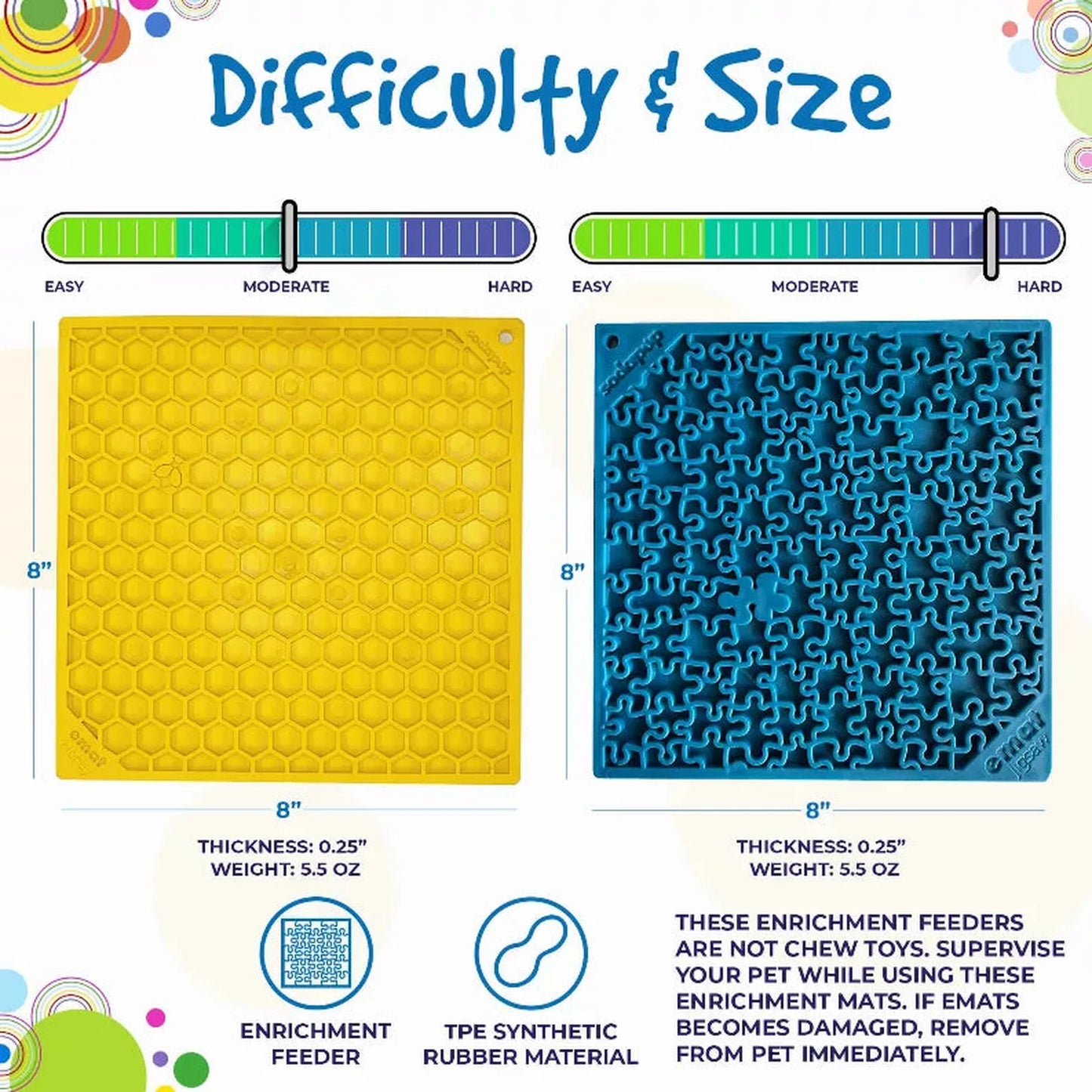 Jigsaw & Honeycomb Lick Mat Bundle