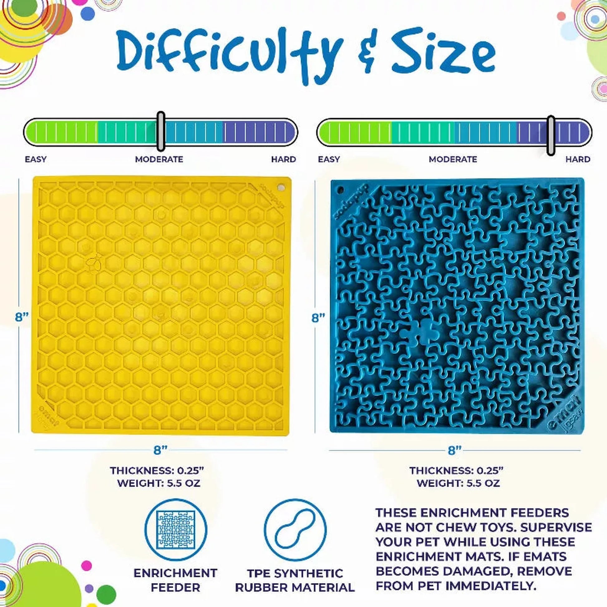 Jigsaw & Honeycomb Lick Mat Bundle