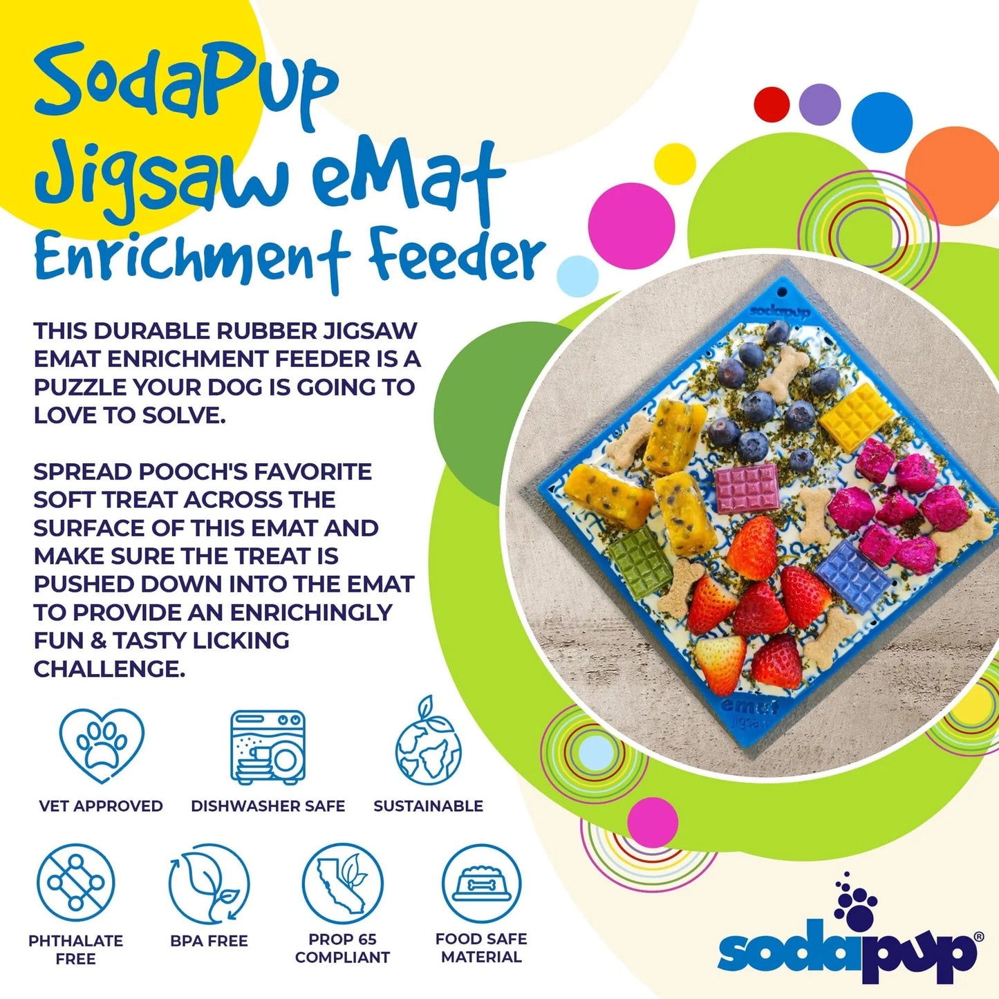 Jigsaw Puzzle Enrichment Lick Mat