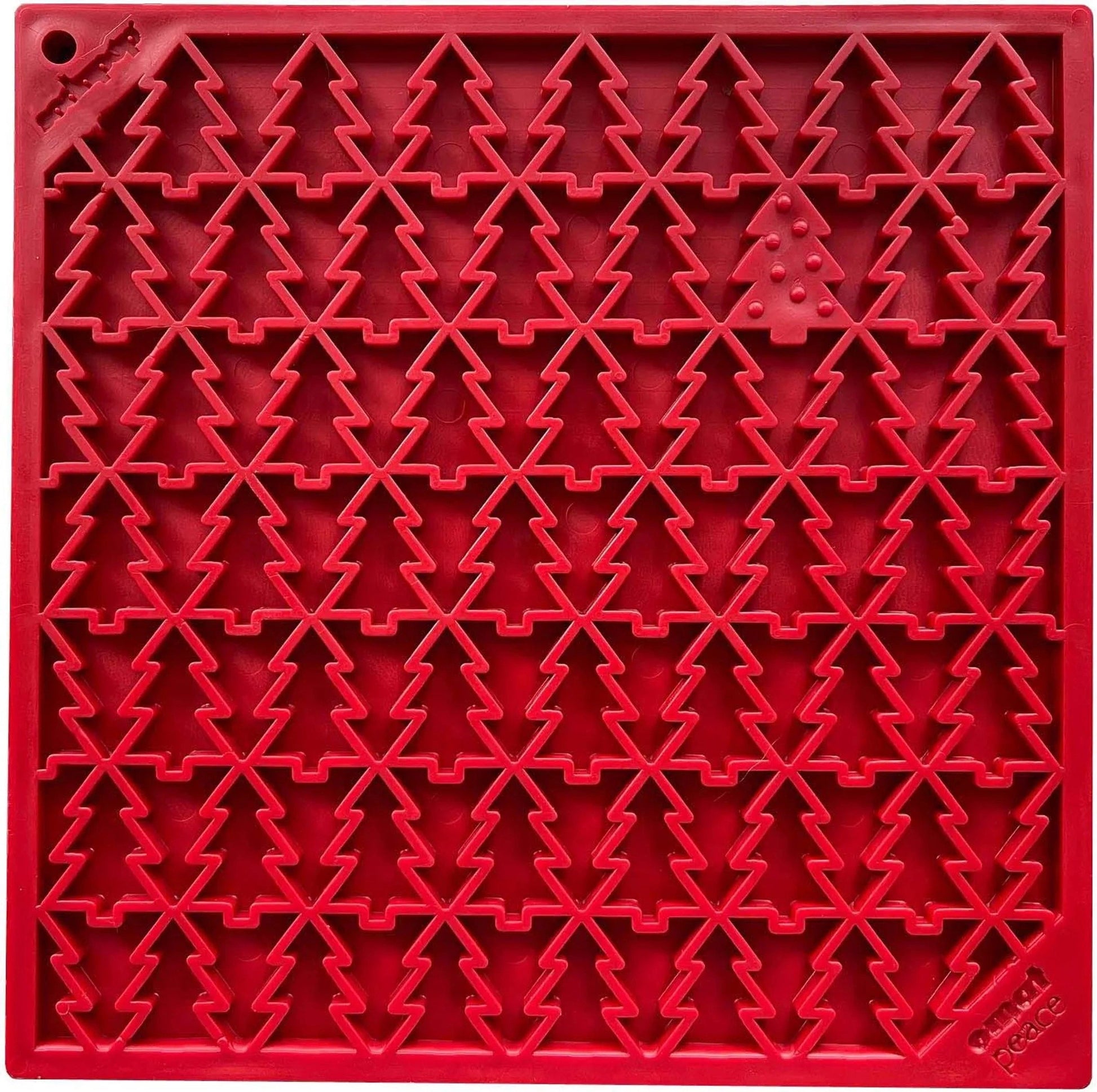 Peace Christmas Tree Enrichment Lick Mat
