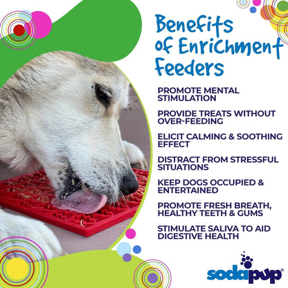 Peace Christmas Tree Enrichment Lick Mat