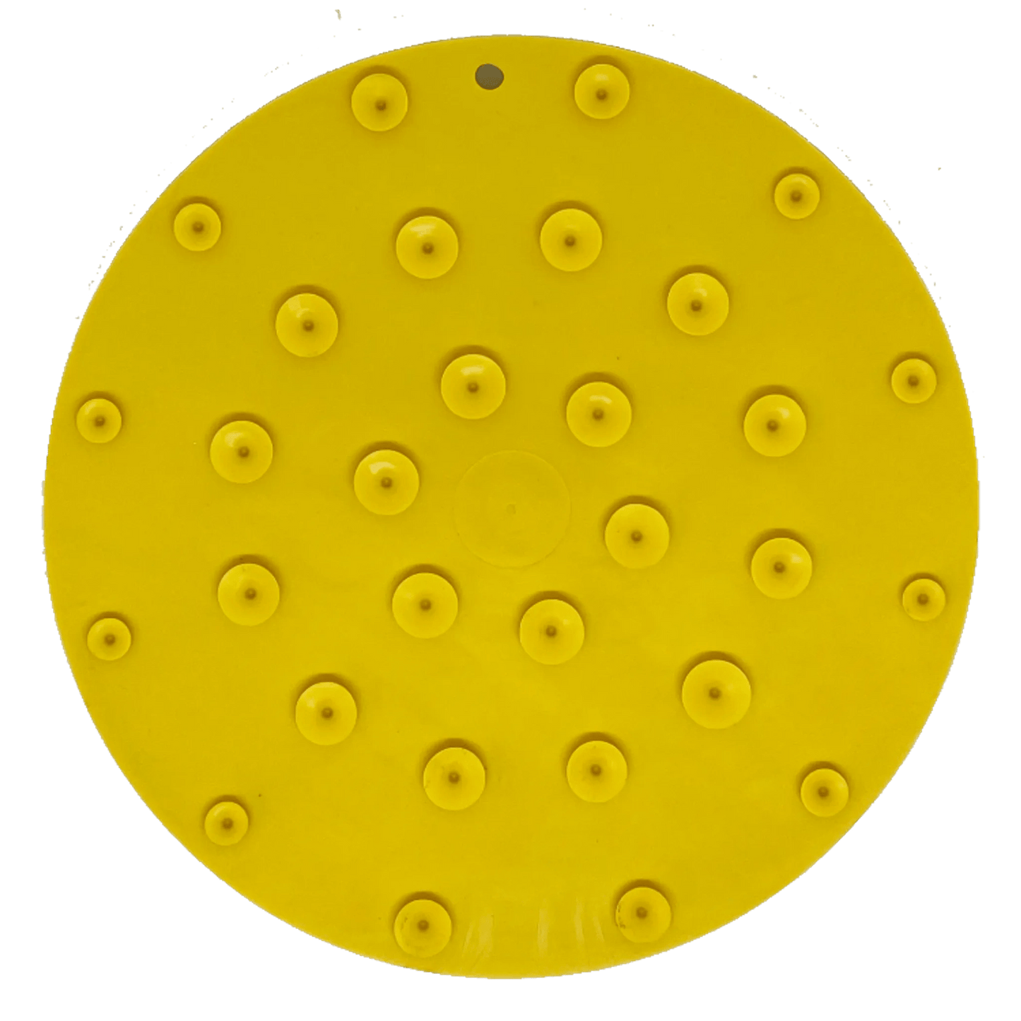 Back of yellow rubber duckies lick mat with suction cups