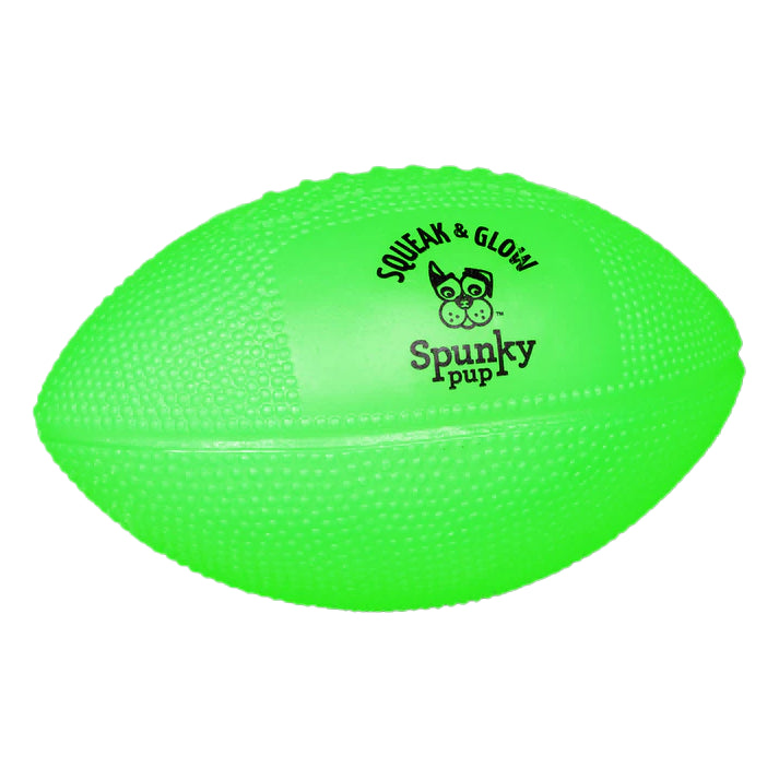 Spunky Pup Squeak & Glow Football