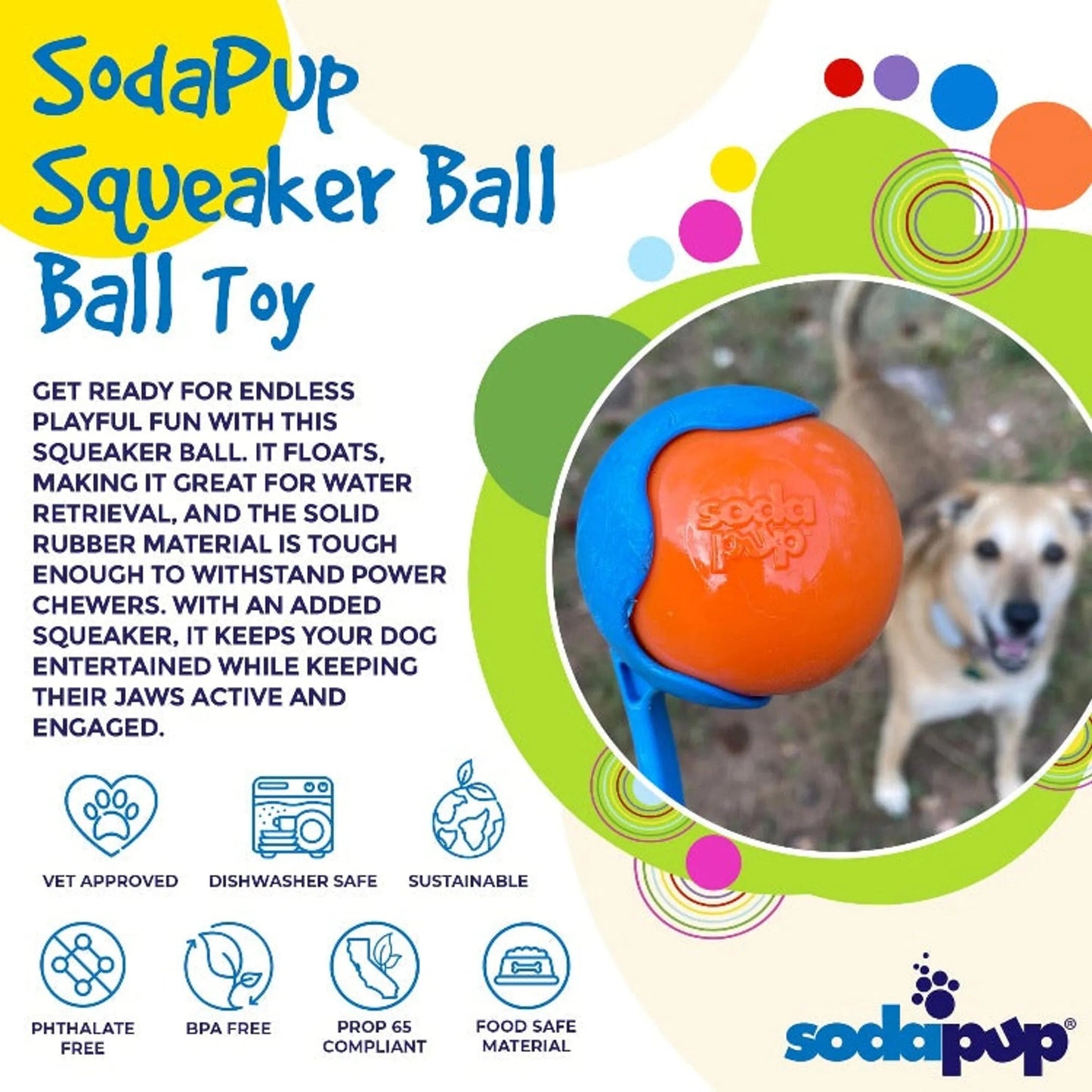 Squeak Ball Plush Toy