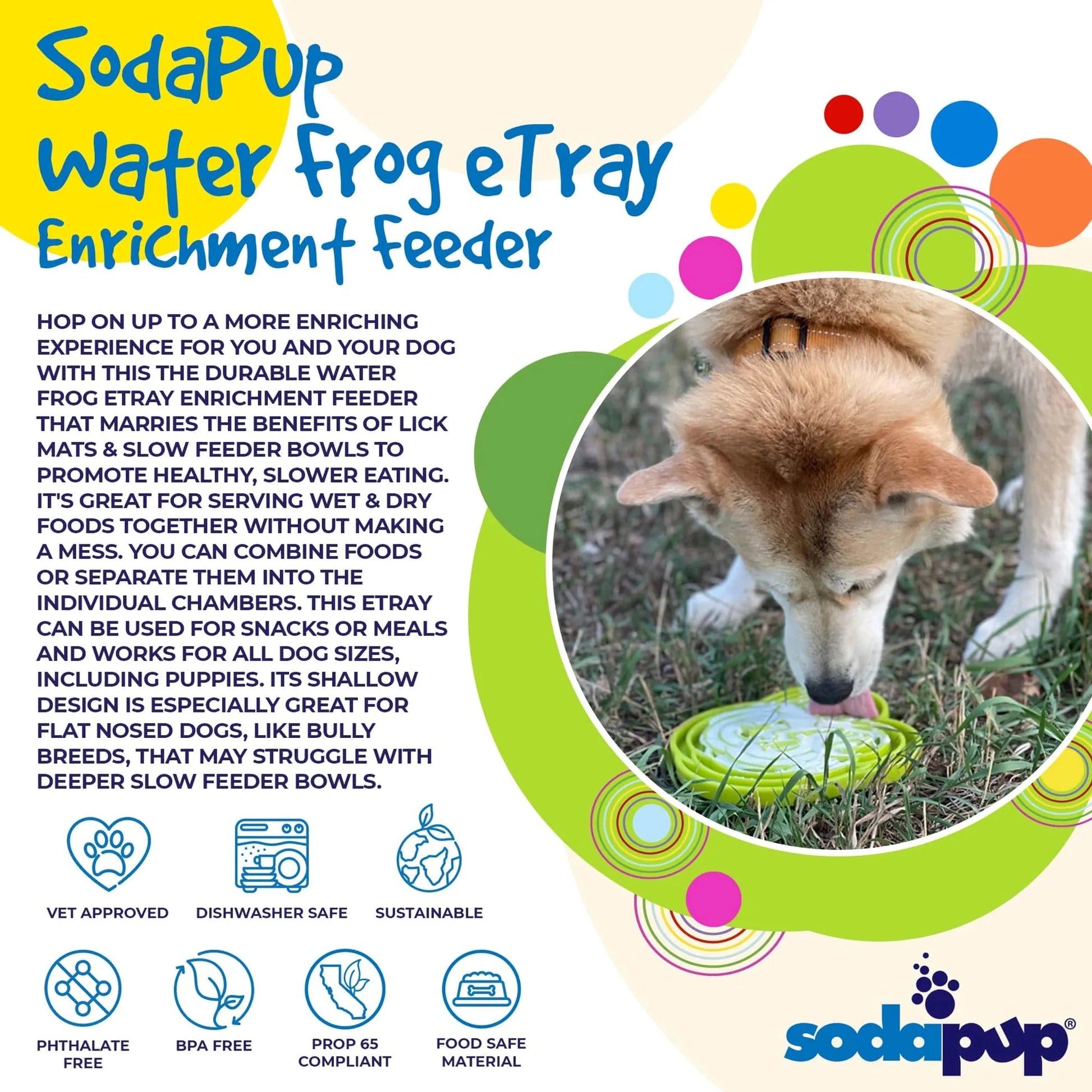 Water Frog eTray Slow Feeder Bowl
