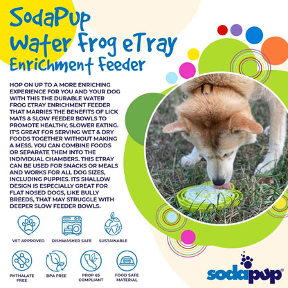 Water Frog eTray Slow Feeder Bowl