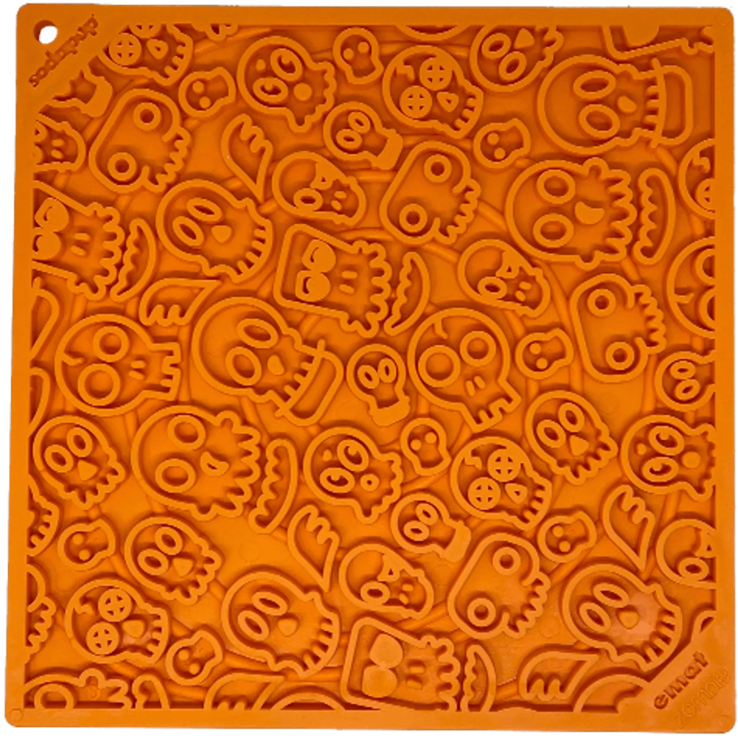 Zombie Enrichment Lick Mat | Halloween Skull Design