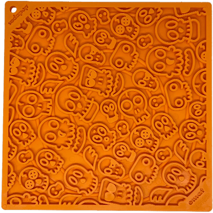 Zombie Enrichment Lick Mat | Halloween Skull Design