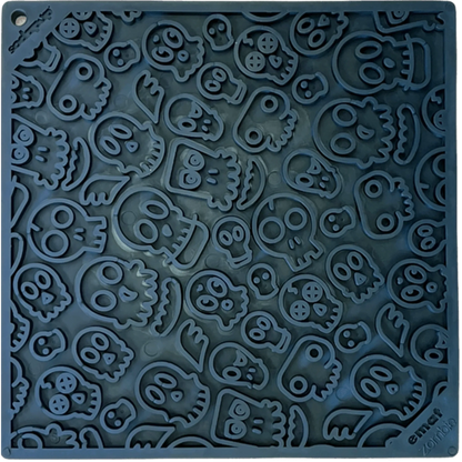 Zombie Enrichment Lick Mat | Halloween Skull Design