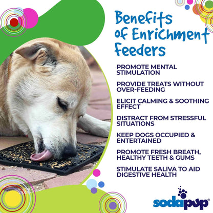 Zombie Enrichment Lick Mat | Halloween Skull Design