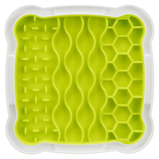 TRIXIE Lickn Snack Licking Plate Dogs and Cats Lick Mat Slow Feeder